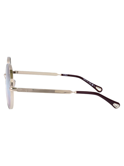 CHLOÉ Chic Women's Mini Sunglasses - Stylish Metal Frame