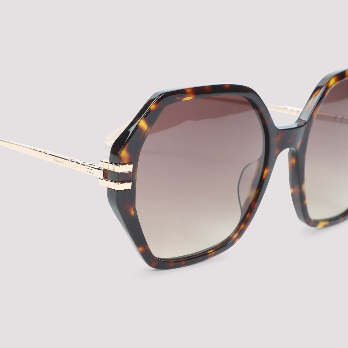 CHOPARD EYEWEAR Chic Acetate and Metal Sunglasses
