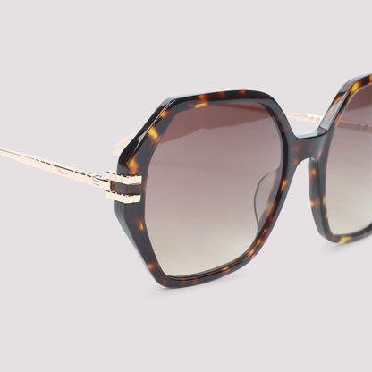 CHOPARD EYEWEAR Chic Acetate and Metal Sunglasses