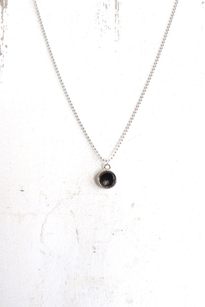 Angie Necklace - Silver Horn