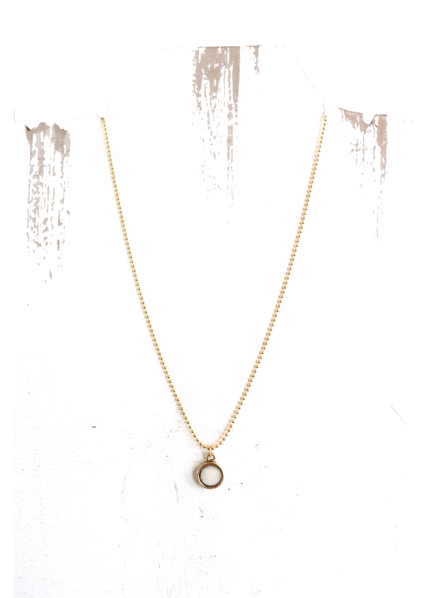Angie Necklace - Gold Bone