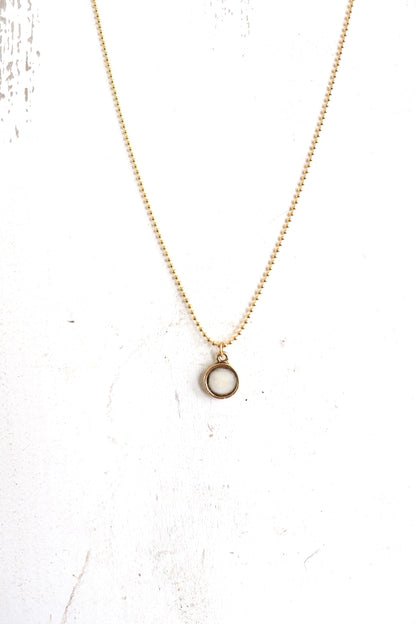 Angie Necklace - Gold Bone