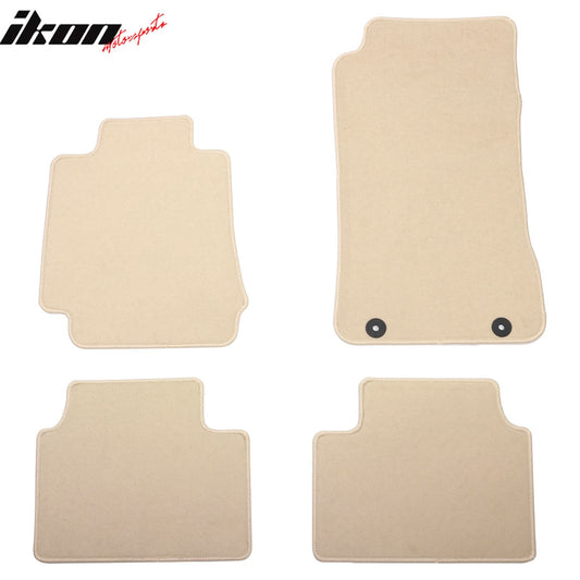 2017-2024 Alfa Romeo Giulia OE Beige Front Rear Floor Mat Carpet Nylon — photo 2 of 10