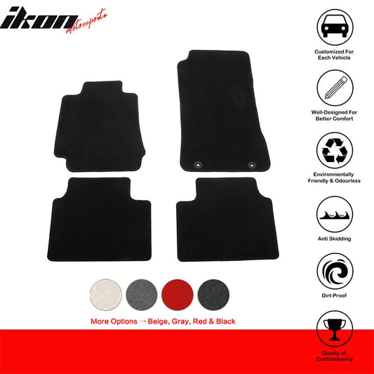2017-2024 Alfa Romeo Giulia OE Black Front Rear Floor Mat Carpet Nylon — photo 1 of 10