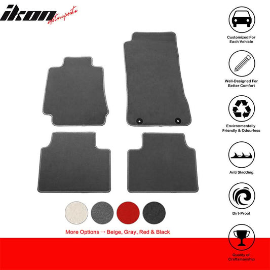 2017-2024 Alfa Romeo Giulia OE Gray Front Rear Floor Mat Carpet Nylon — photo 1 of 9