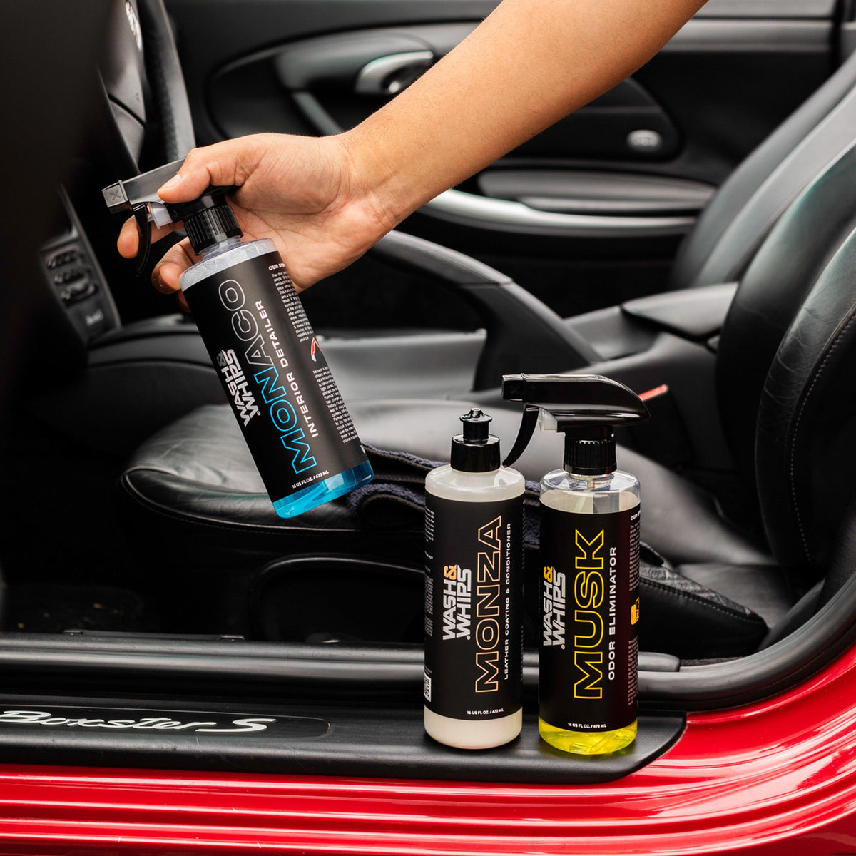 WASH&WHIPS Quick Detailing Pro Kit for Auto Detailing - 16-Piece Complete Car Care Set — photo 2 of 10
