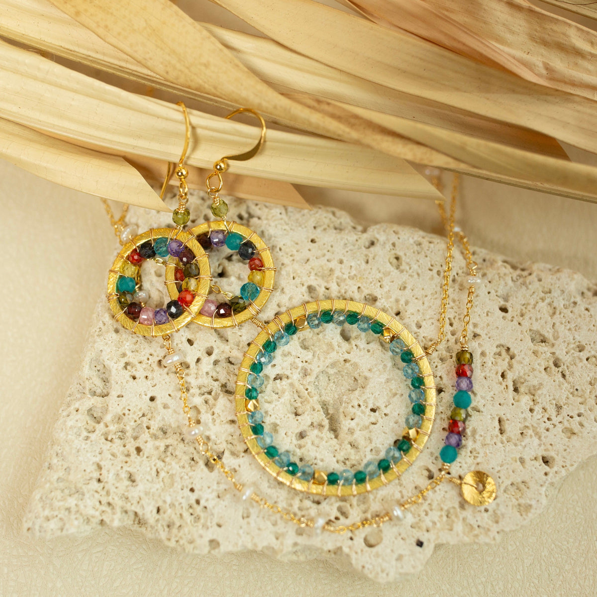 Mini Halo Earrings