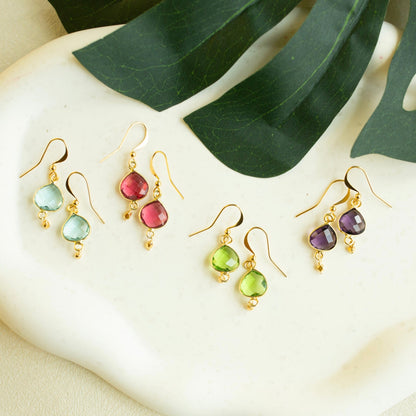 Aquamarine Ballet Drop Earrings