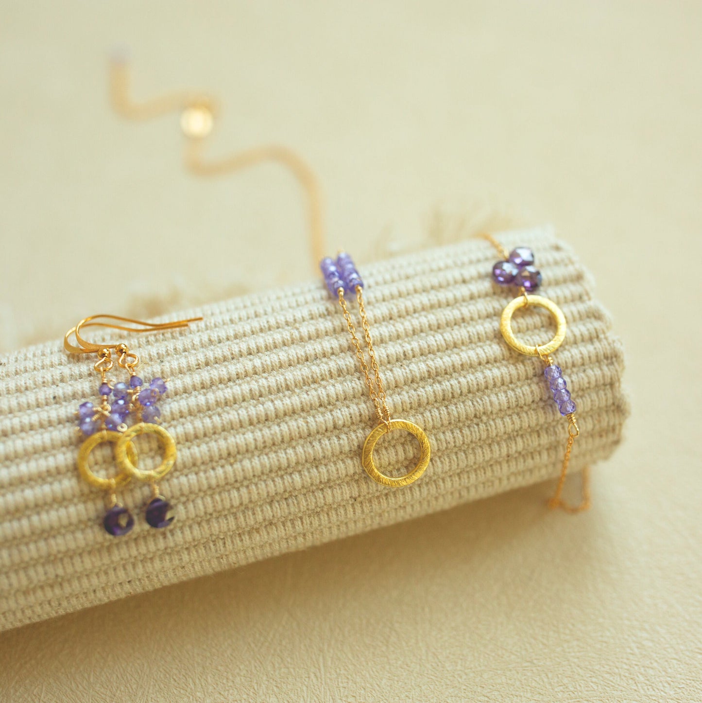 Amethyst Solara Earrings