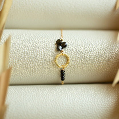 Black Spinel Solara Bracelet