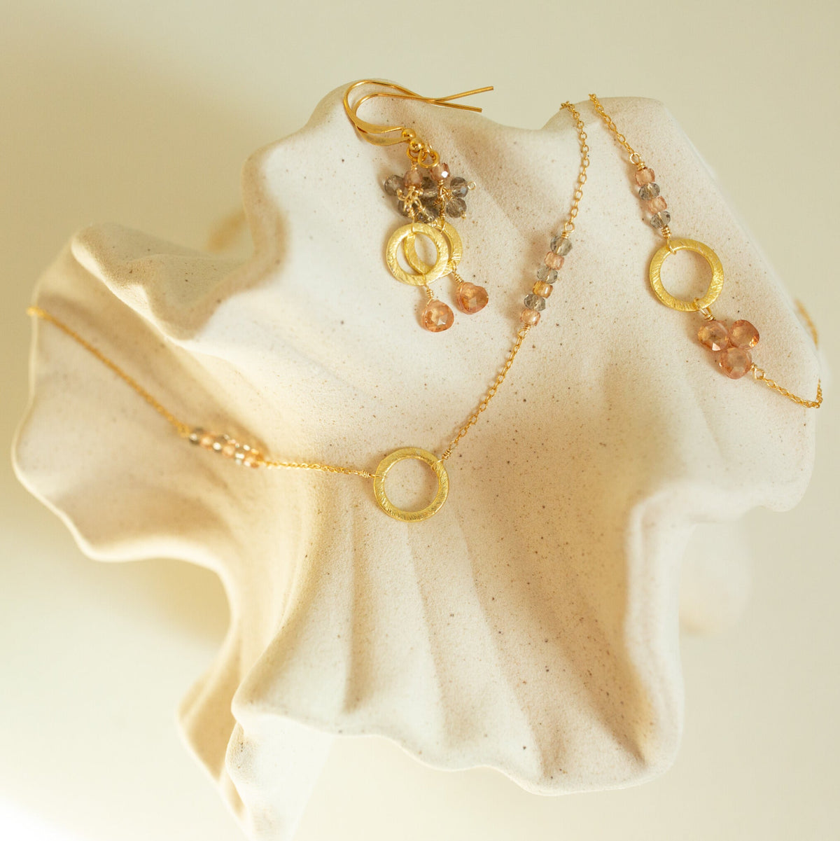 Champagne Quartz Solara Bracelet
