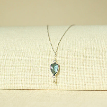 London Blue Gold Isla Necklace