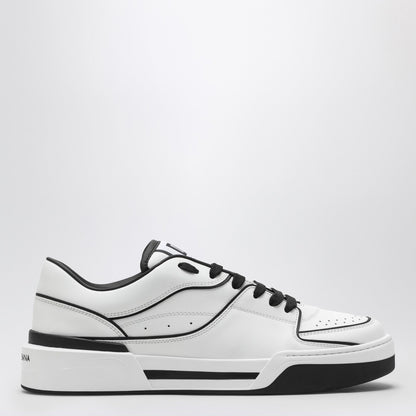 Dolce&Gabbana New Roma White/Black Leather Low Sneaker