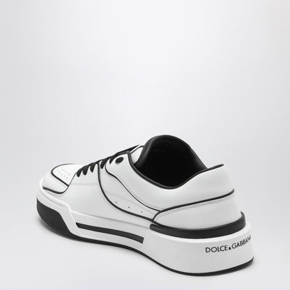 Dolce&Gabbana New Roma White/Black Leather Low Sneaker