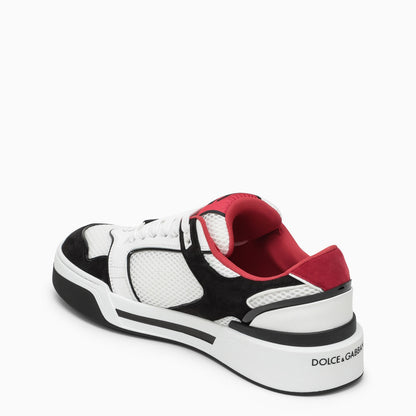 Dolce & Gabbana Black And White Leather Trainer