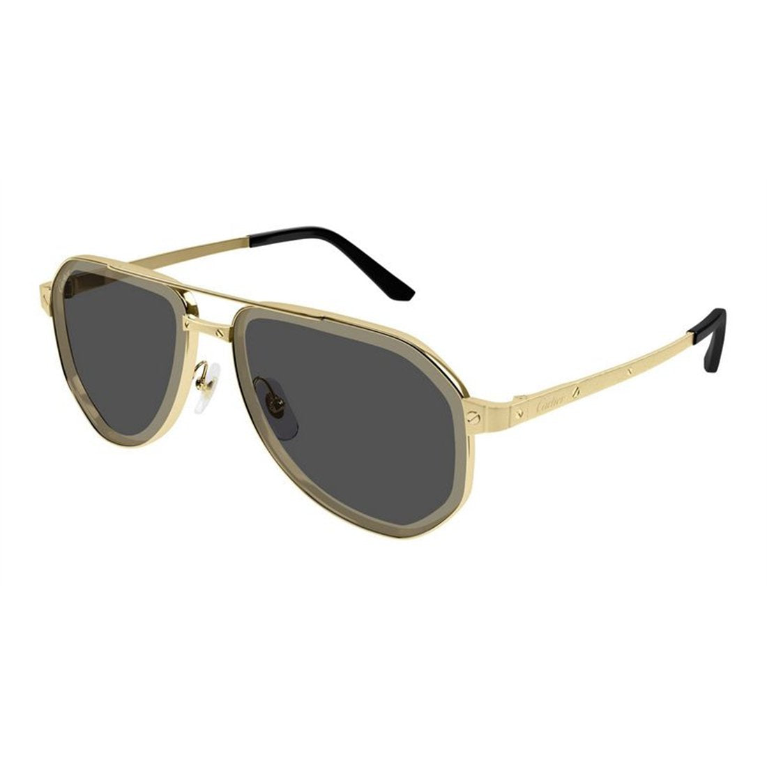 CARTIER Premium Men's Metal Sunglasses