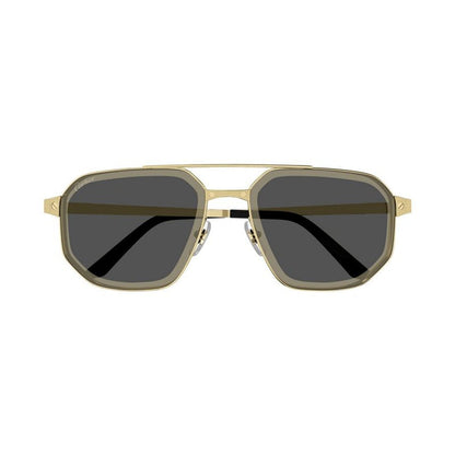 CARTIER Men's Chic Metal Sunglasses