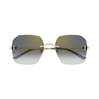 CARTIER Elegant Women's Metal Sunglasses - CT0591S Mini Style