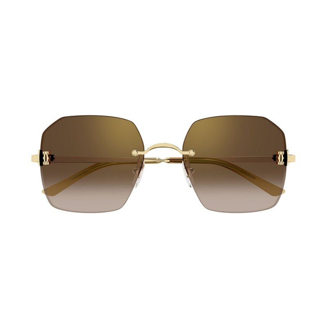 CARTIER Chic Women's Mini Metal Sunglasses