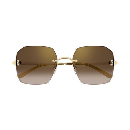 CARTIER Chic Women's Mini Metal Sunglasses