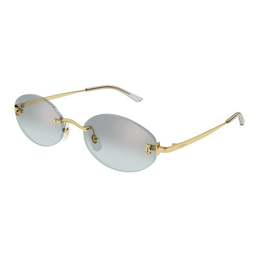 CARTIER Elegant Women's Metal Sunglasses CT0592S 004