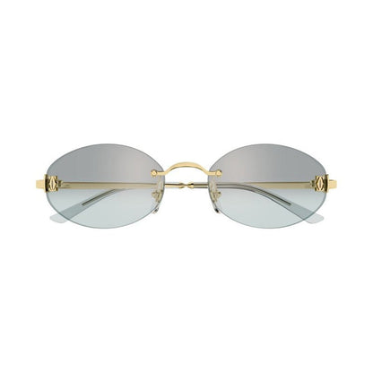 CARTIER Elegant Women's Metal Sunglasses CT0592S 004