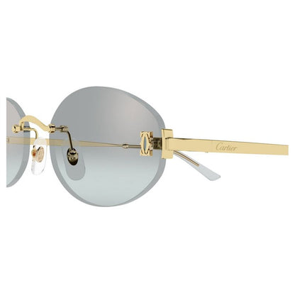 CARTIER Elegant Women's Metal Sunglasses CT0592S 004