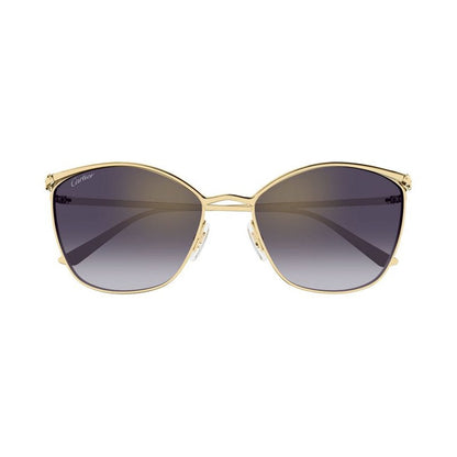 CARTIER Stylish Women's Mini Metal Sunglasses