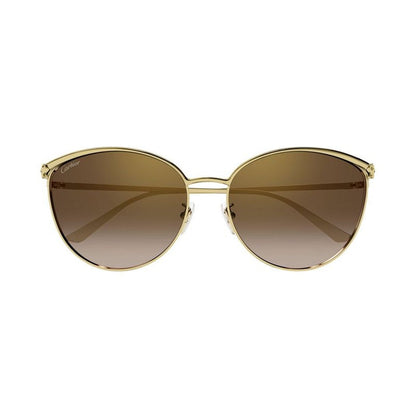 CARTIER Elegant Women's Metal Sunglasses - Timeless Summer Style