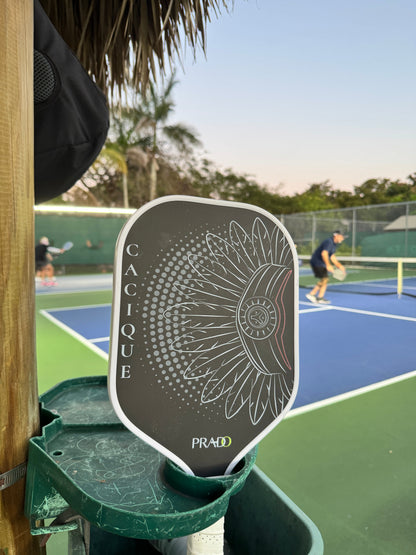 Prado Cacique 16mm Raw Carbon Pickleball Paddle – MPP Foam Core