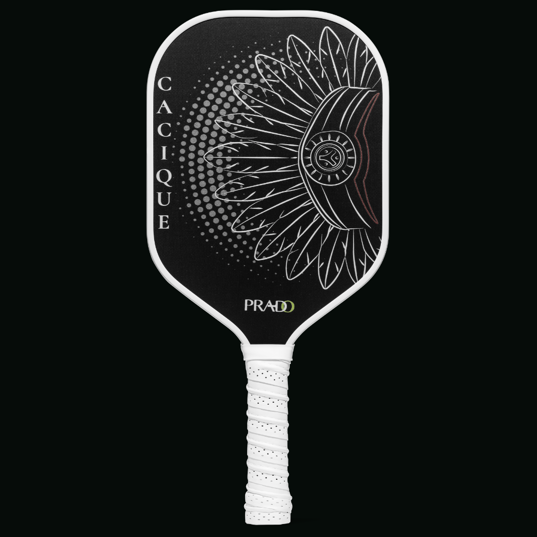 Prado Cacique 16mm Raw Carbon Pickleball Paddle – MPP Foam Core