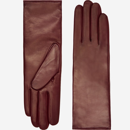 Camilla (xb) - Italian long leather winter gloves with luxurious cashmere lining — photo 3 of 10
