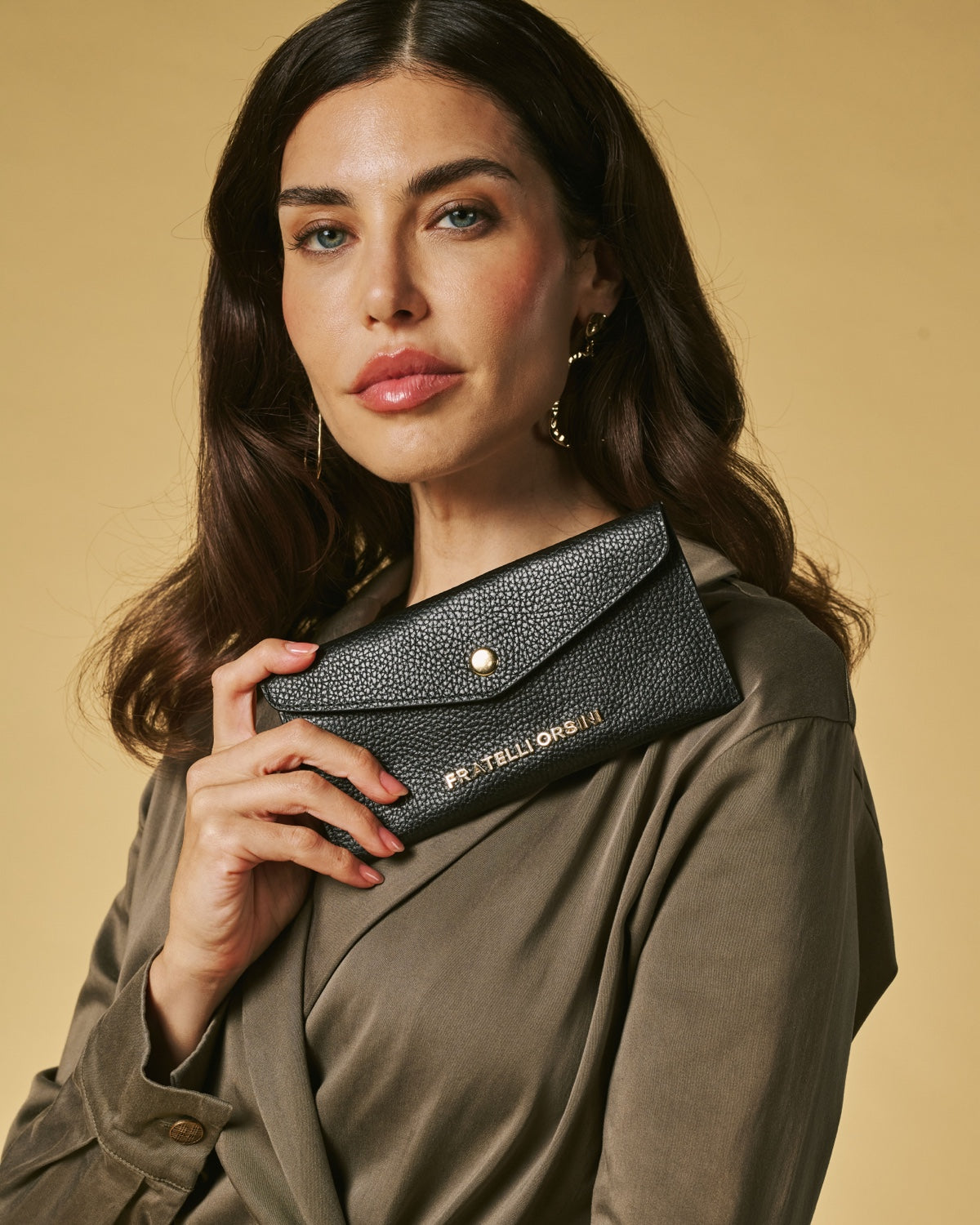 Carmina (black) - Italian calf leather women’s wallet — photo 1 of 5