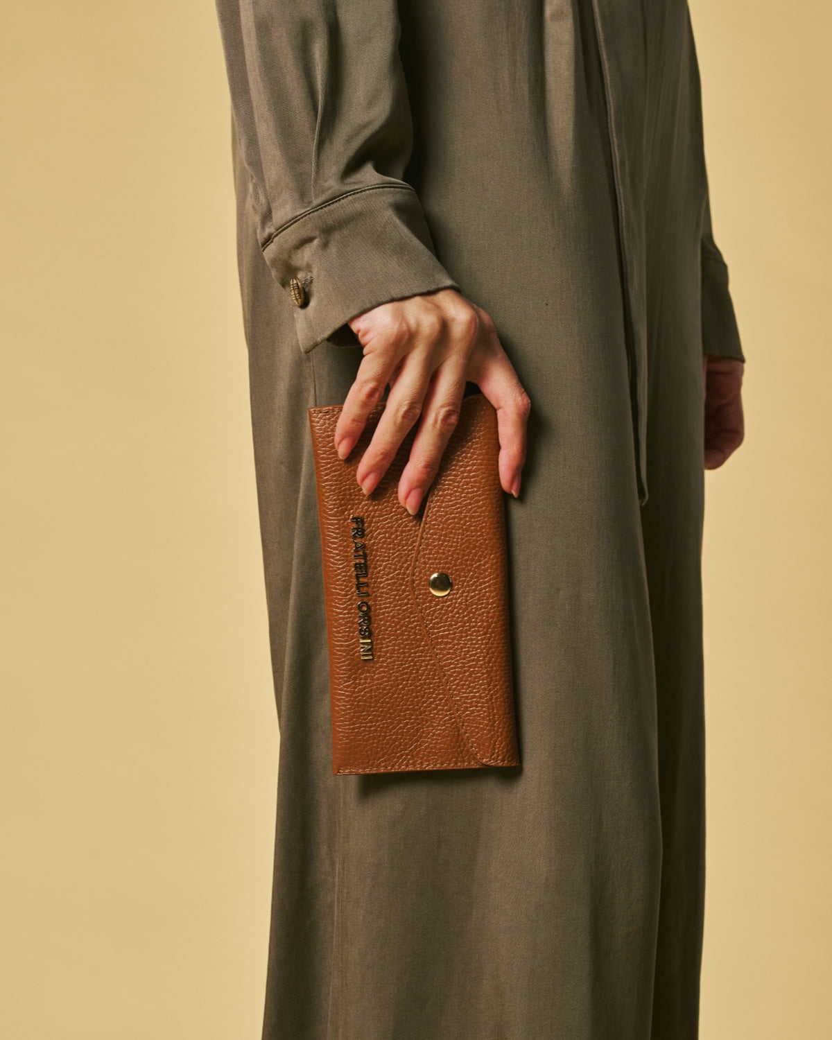 Carmina (cognac) - Italian calf leather women’s wallet — photo 4 of 6