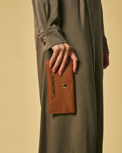 Carmina (cognac) - Italian calf leather women’s wallet — photo 4 of 6