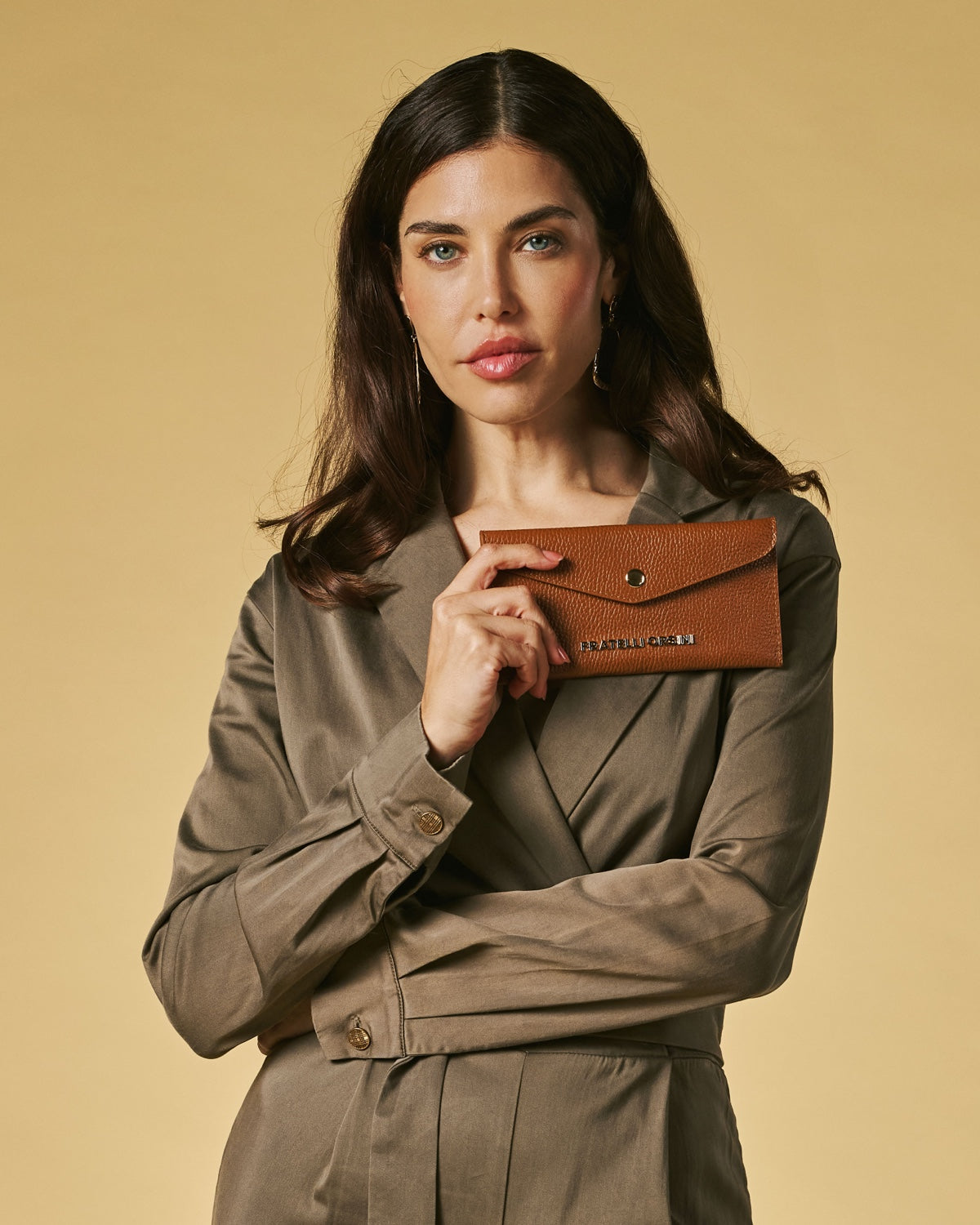 Carmina (cognac) - Italian calf leather women’s wallet — photo 5 of 6