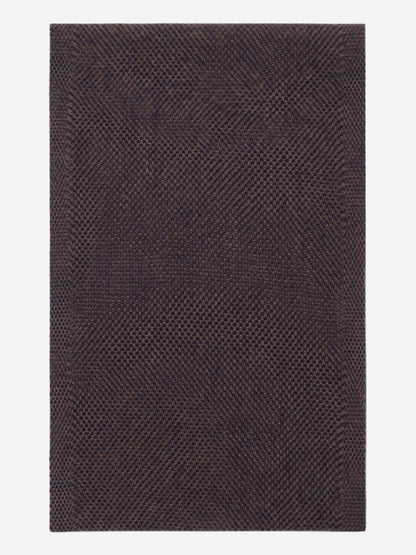 Riccardo (brown & blue) - Italian cashmere scarf with pattern — photo 3 of 8