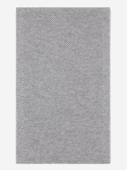 Riccardo (grey & white) - Italian 100% cashmere scarf with pattern — photo 4 of 10