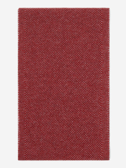 Riccardo (red & grey) - Italian 100% cashmere scarf with pattern — photo 3 of 10