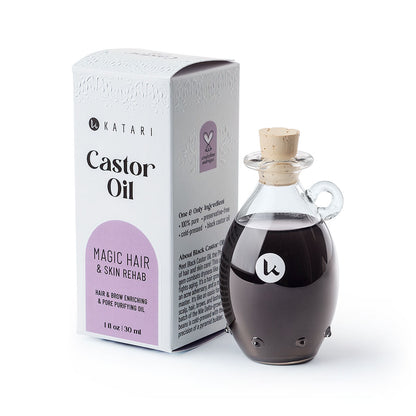 Black Castor Oil for Hair & Brows