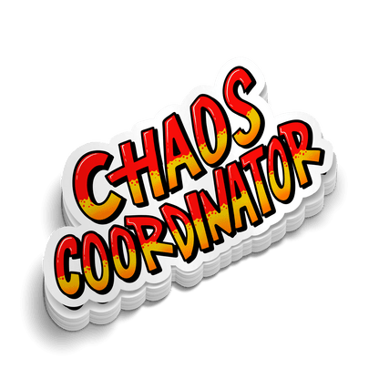 Chaos Coordinator - Hard Hat Decal — photo 1 of 2