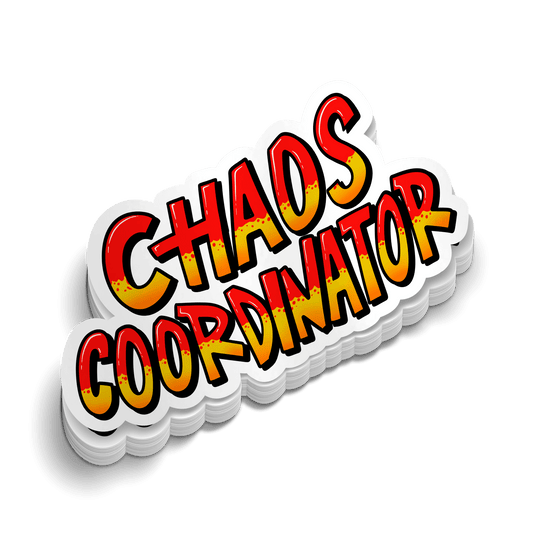 Chaos Coordinator - Hard Hat Decal — photo 1 of 2