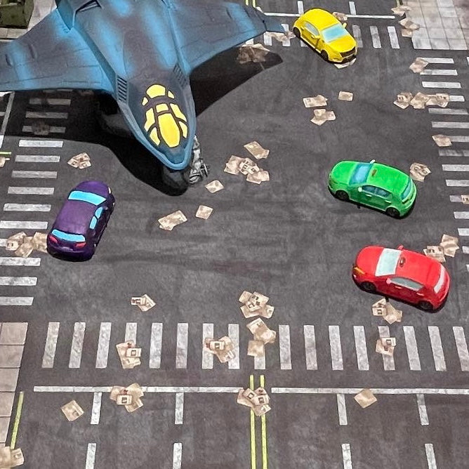 3x3 'Intersection' F.A.T. Mat Battle Gaming Mat — photo 3 of 3