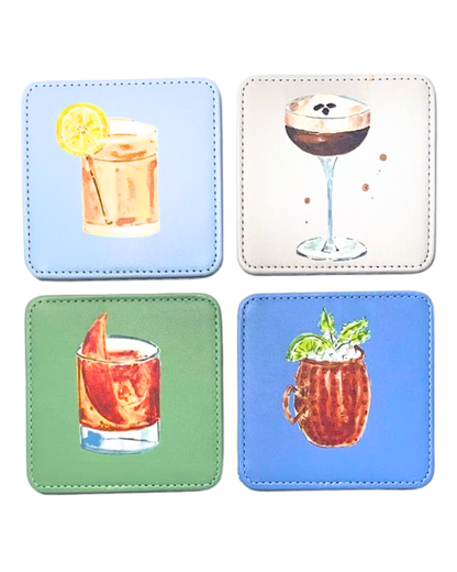 Shaken, Not Stirred Coasters, Set of 4