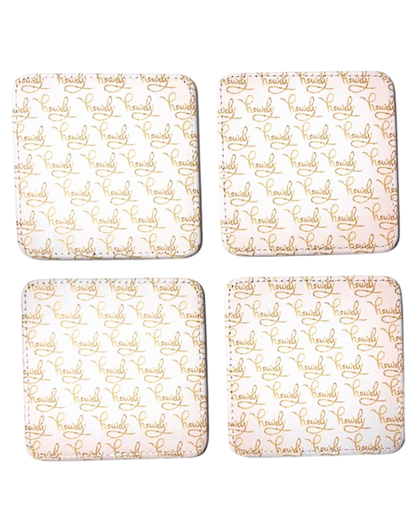Cowboy Coasters, Set of 4