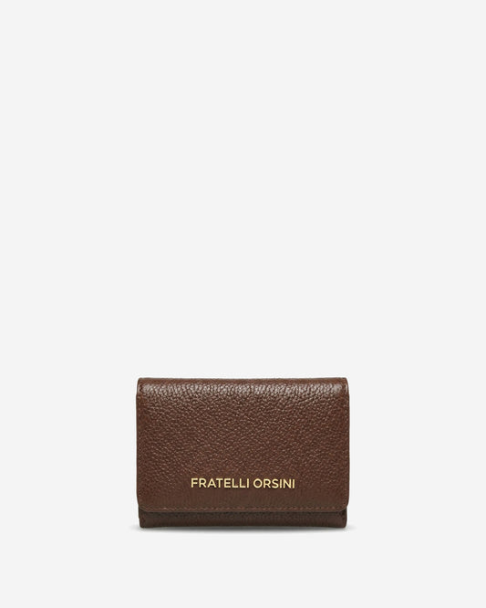 Costanza (brown) - Italian calf leather women’s wallet — photo 1 of 4