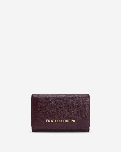 Costanza (eggplant) - Italian calf leather women’s wallet — photo 3 of 4