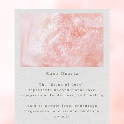 Rose Quartz Adjustable Gemstone Bracelet