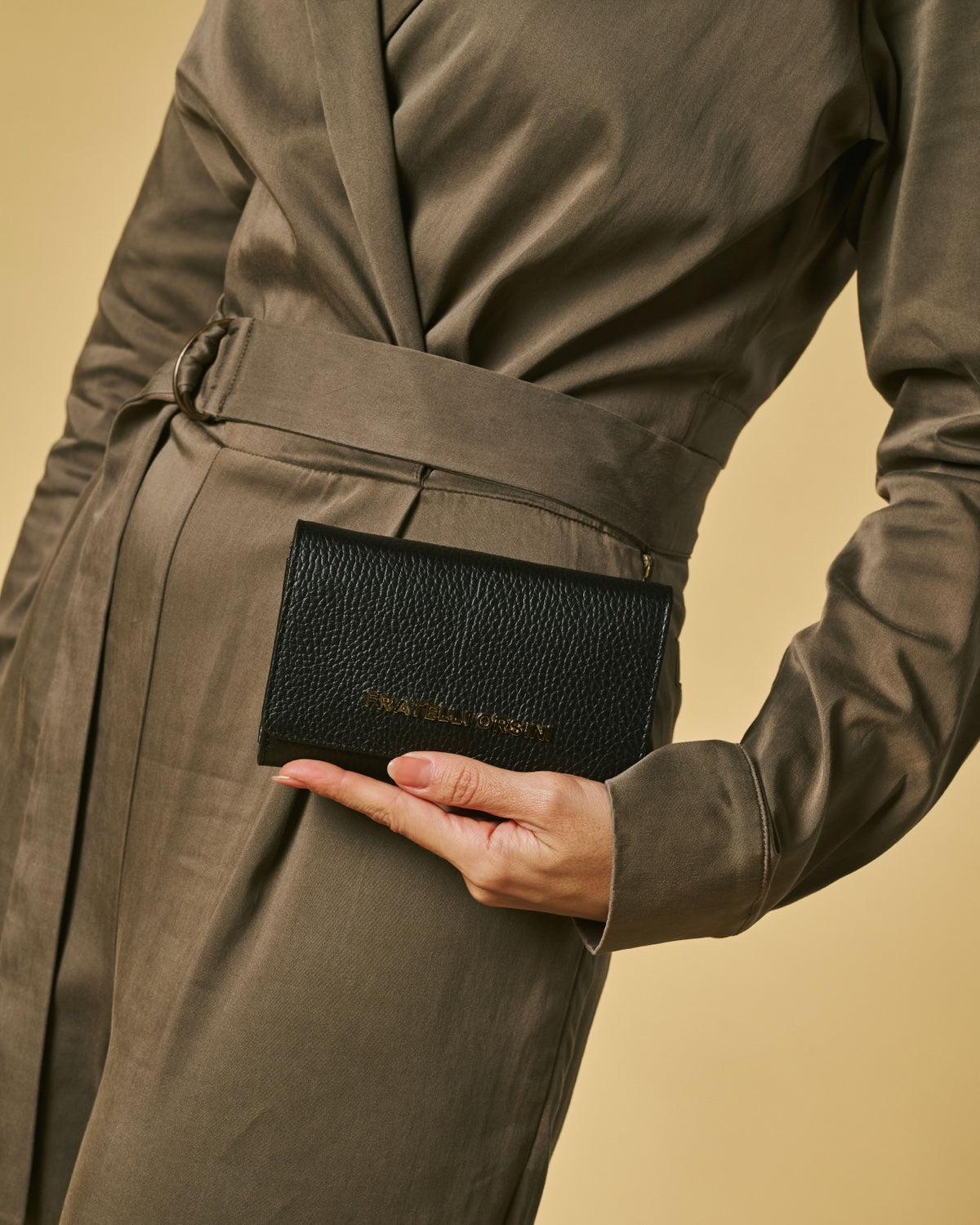Costanza (black) - Italian calf leather women’s wallet — photo 5 of 5
