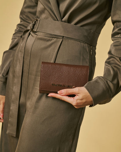 Costanza (brown) - Italian calf leather women’s wallet — photo 4 of 4